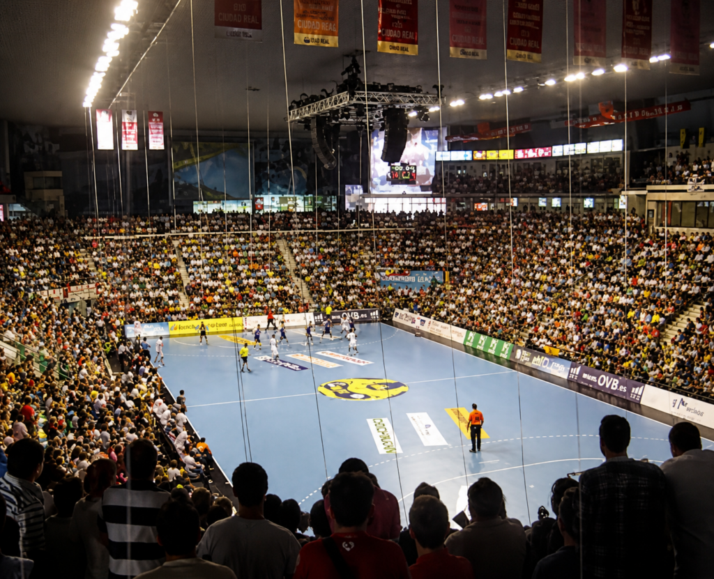 instalacion audiovisual profesional en pabellon deportivo